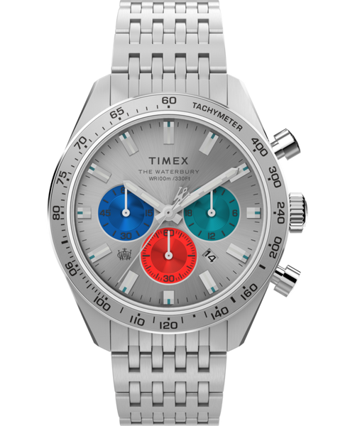 Waterbury Chronograph 41mm Stainless Steel Bracelet Watch