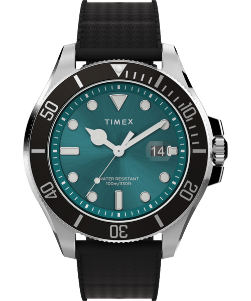 Harborside Coast 44mm Synthetic Rubber Strap Watch