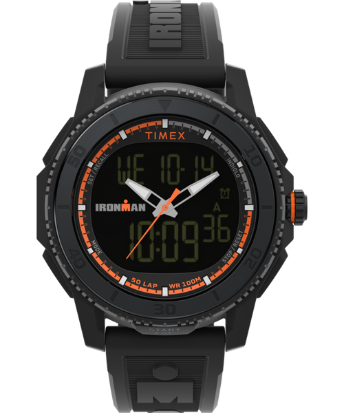 TIMEX® IRONMAN® Adrenaline Ana-digi 46.5mm PU Strap Watch