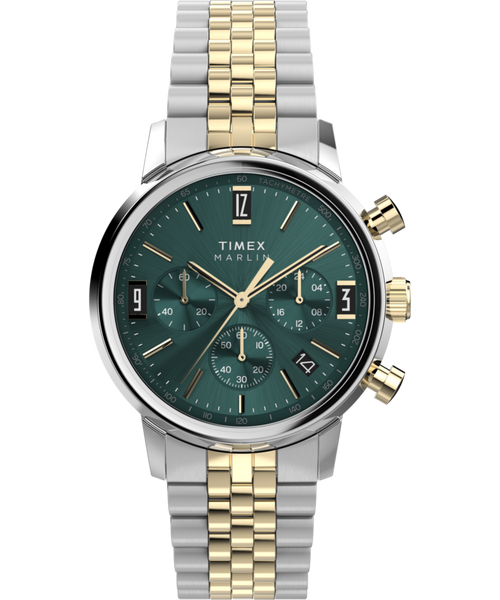 Marlin® Chronograph Tachymeter 40mm Stainless Steel Bracelet Watch