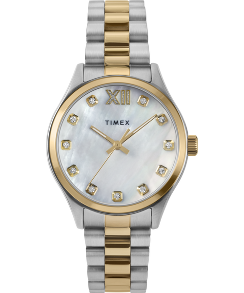 Timex Legacy 34mm Stainless Steel Bracelet Watch