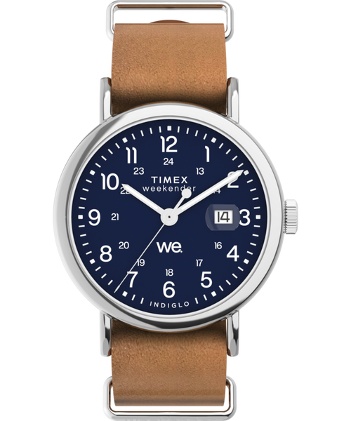 Weekender 40mm Leather Strap Watch