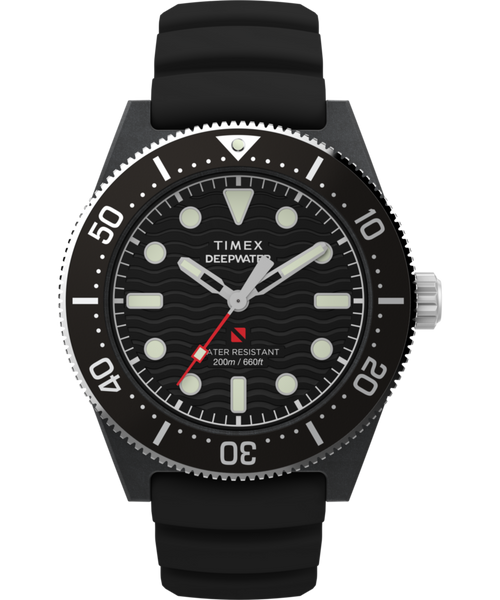 Deepwater Reef 200 XCF 43mm Synthetic Rubber Strap Watch