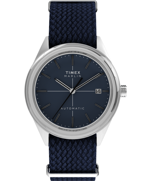 Marlin® Jet Automatic 38mm Fabric Strap Watch