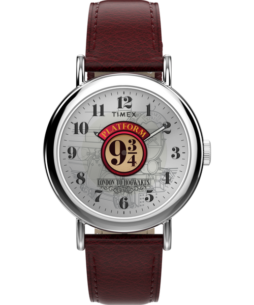Harry Potter x Timex Weekender Platform 9 3/4 37mm Leather Strap Watch