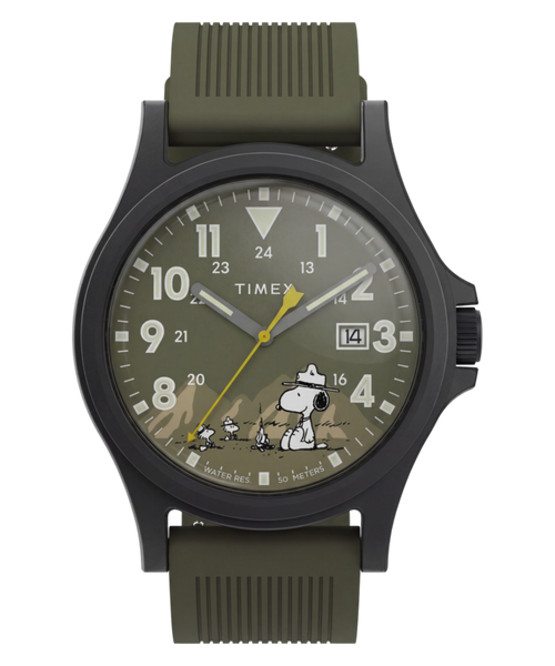 Peanuts® x Timex Expedition® Acadia 40mm Silicone Strap Watch