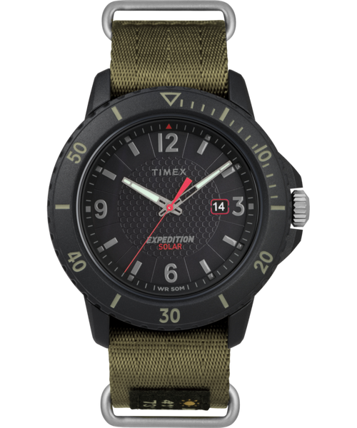 Expedition Gallatin Solar 44mm Fabric Strap Watch