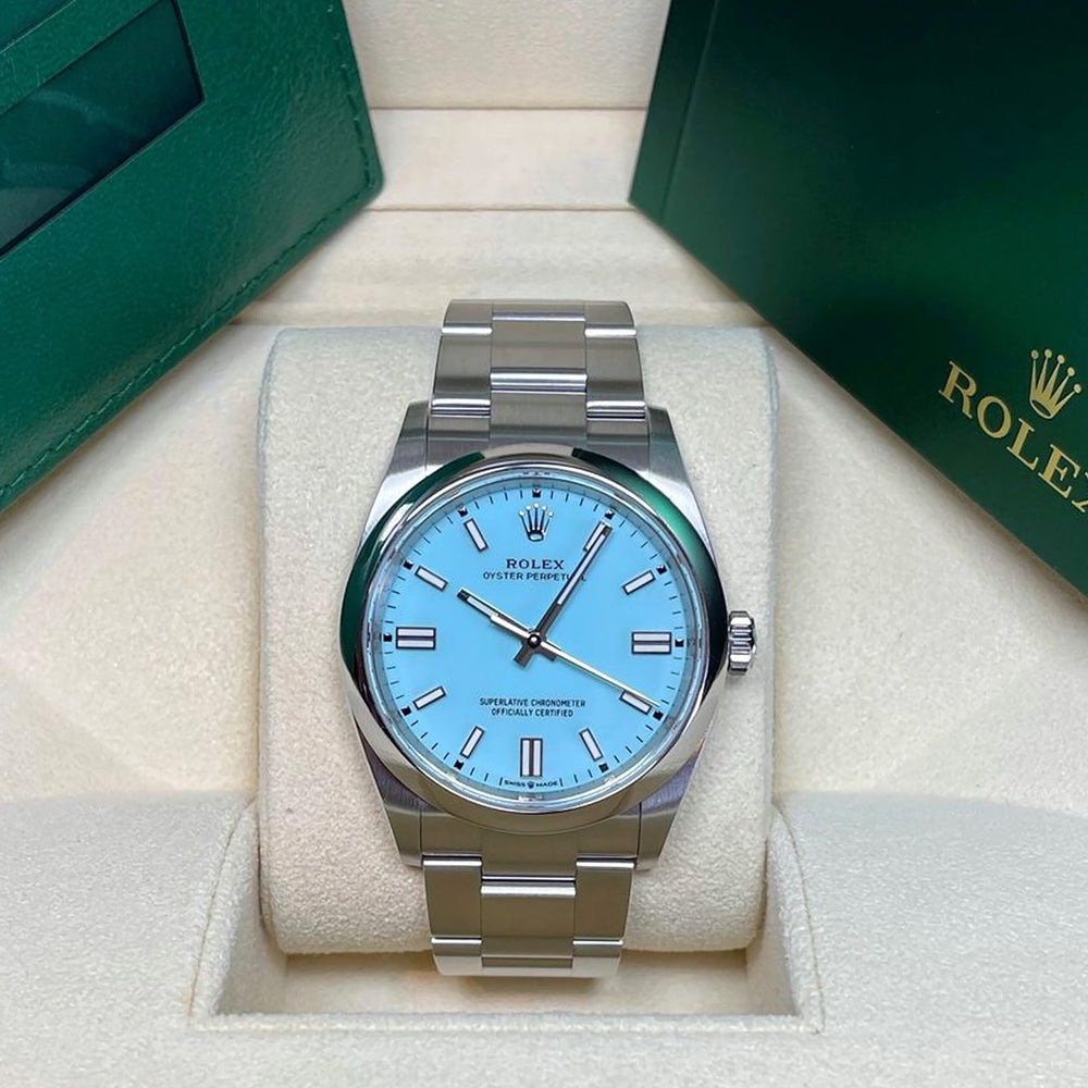 Oyster Perpetual 36, Turquoise blue dial, 36mm, Oystersteel - image 2
