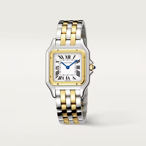 Unworn Panthère, Stainless Steel, 18k Yellow Gold, 29mm x 37mm - image 7