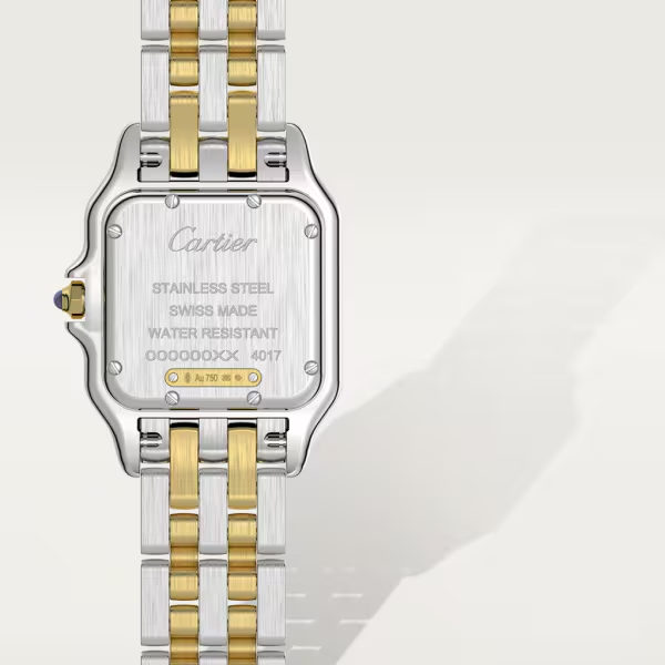 Unworn Panthère, Stainless Steel, 18k Yellow Gold, 29mm x 37mm - image 6