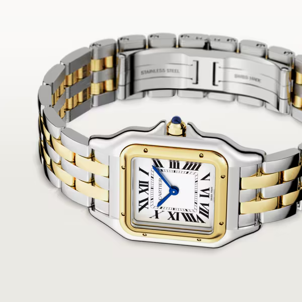 Unworn Panthère, Stainless Steel, 18k Yellow Gold, 29mm x 37mm - image 3