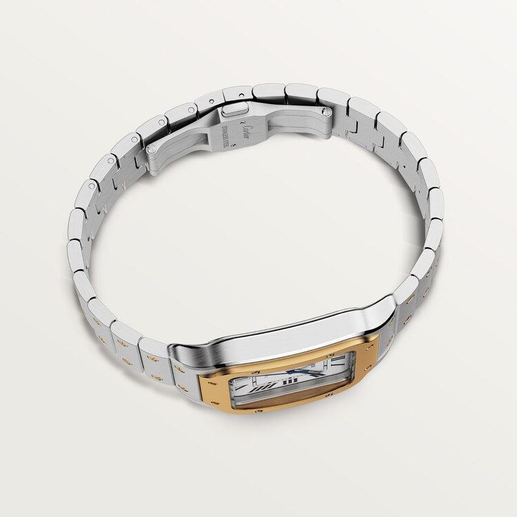 Unworn Santos, Stainless Steel and 18k Yellow Gold, 39.8mm - image 5