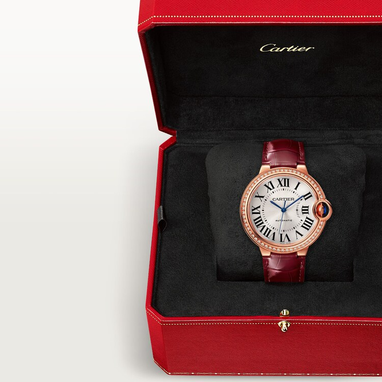 Unworn Ballon Bleu, 18k Rose Gold with Diamond-set, 36mm - image 7