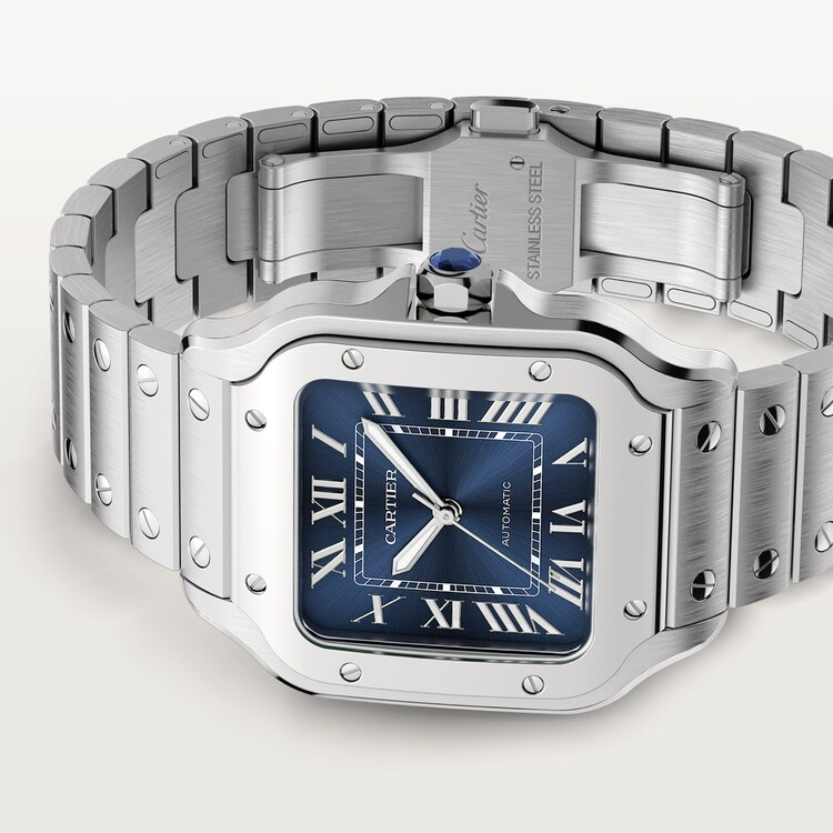 Unworn Santos, Stainless Steel, 35.1mm - image 4