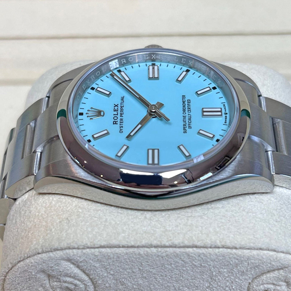 Oyster Perpetual 36, Turquoise blue dial, 36mm, Oystersteel - image 5