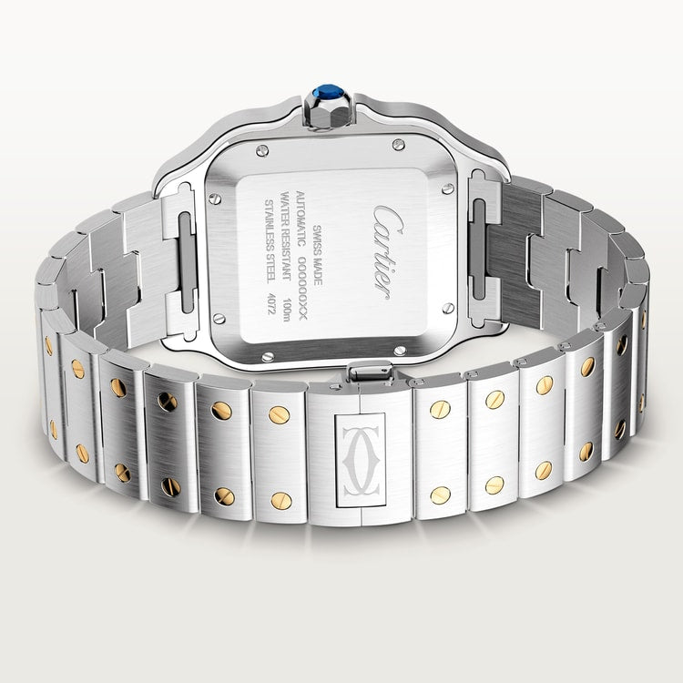 Unworn Santos, Stainless Steel and 18k Yellow Gold, 39.8mm - image 8