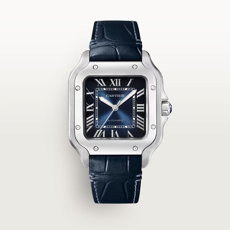 Unworn Santos, Stainless Steel, 35.1mm - image 2