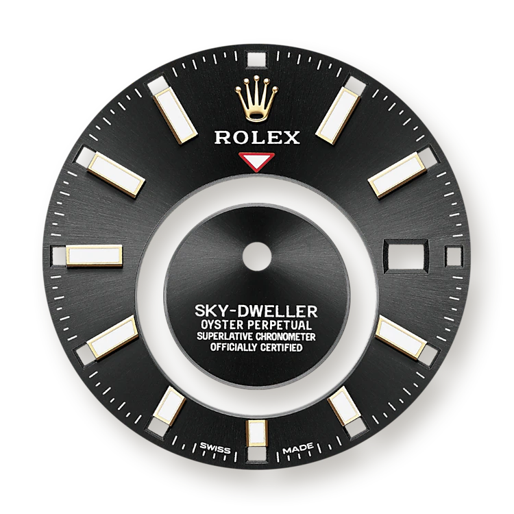 Sky-Dweller 42mm, 18k Yellow Gold, Oysterflex - image 2