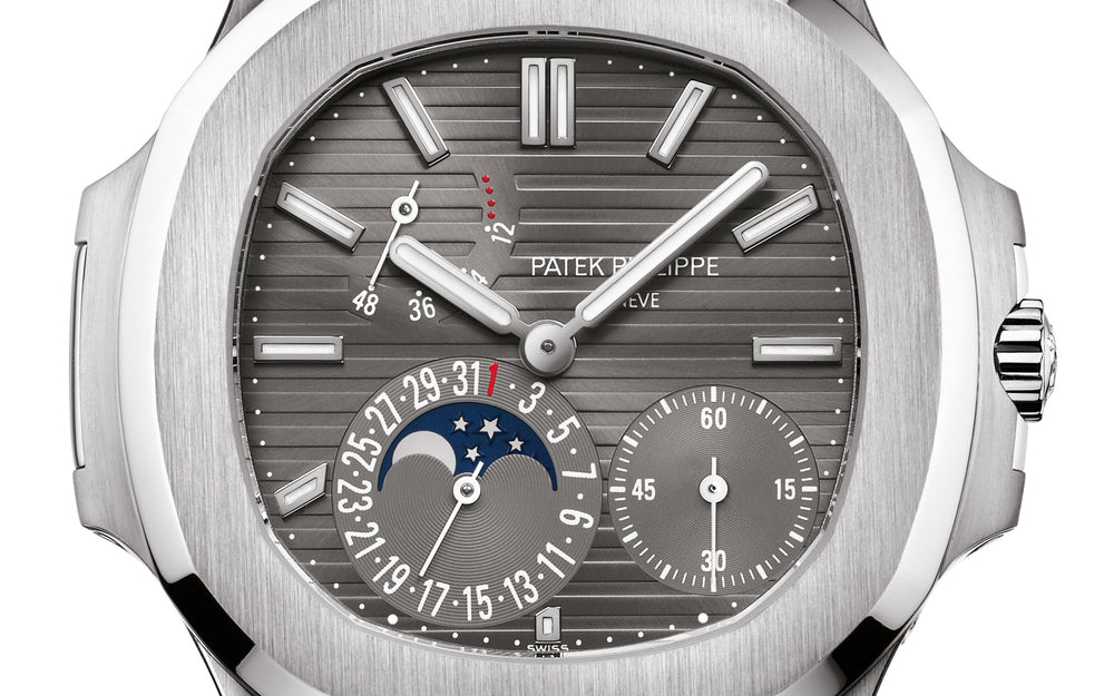 Nautilus Date, Moon Phases Watch, 18k White Gold, 40mm - image 3