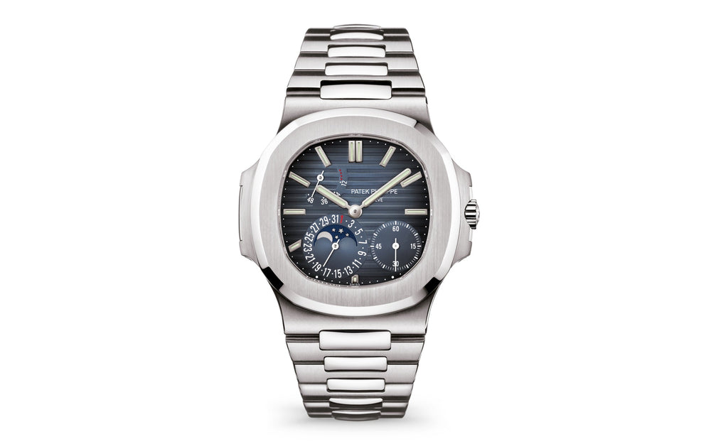 Nautilus Date, Moon Phases Watch, Stainless Steel, 40mm - image 2
