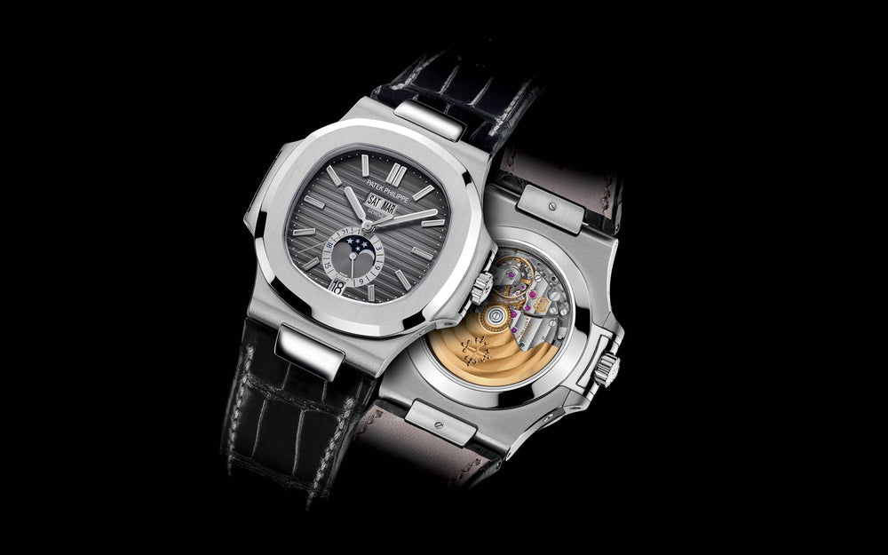 Nautilus Annual Calendar, Moon Phases Watch, Stainless Steel, 40,5 mm - image 5