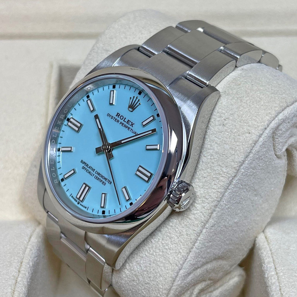 Oyster Perpetual 36, Turquoise blue dial, 36mm, Oystersteel - image 7