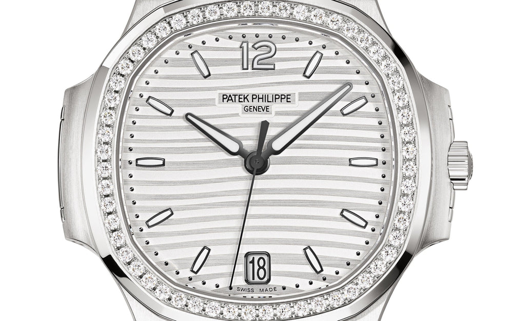 Nautilus Ladies Automatic Watch, Stainless Steel and Diamonds, 35,2mm - image 3