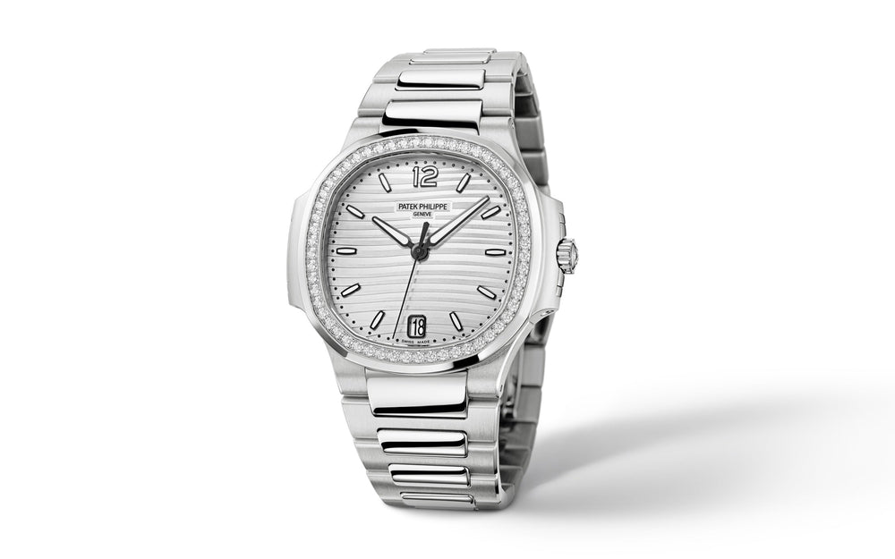 Nautilus Ladies Automatic Watch, Stainless Steel and Diamonds, 35,2mm - image 7