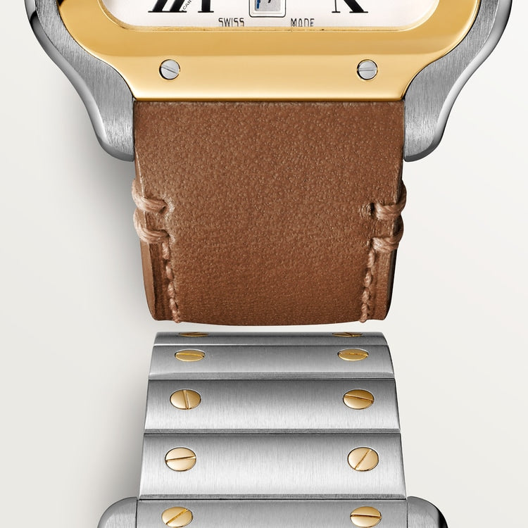 Unworn Santos, Stainless Steel and 18k Yellow Gold, 39.8mm - image 10