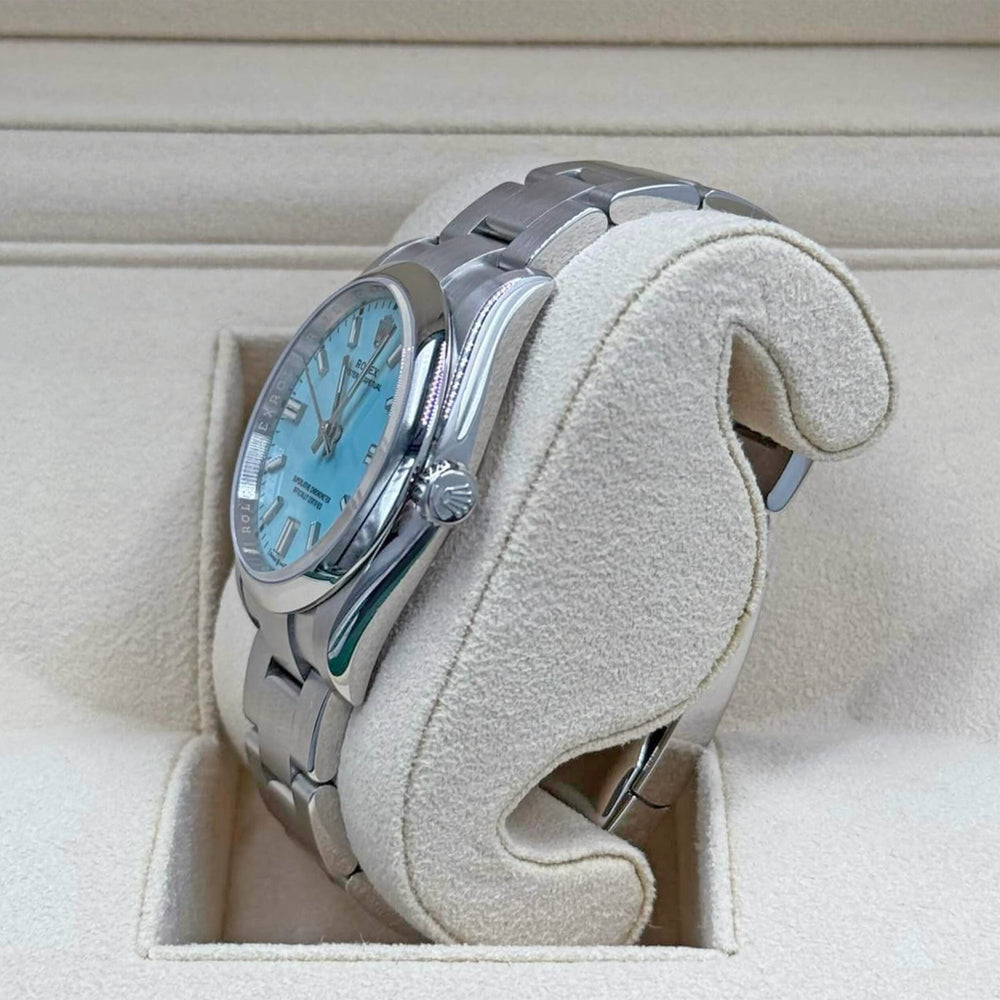 Oyster Perpetual 36, Turquoise blue dial, 36mm, Oystersteel - image 8