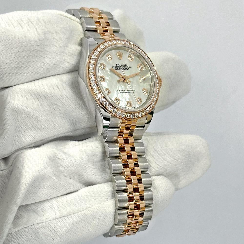 Lady-Datejust 28, Oystersteel and 18k Everose Gold - image 13