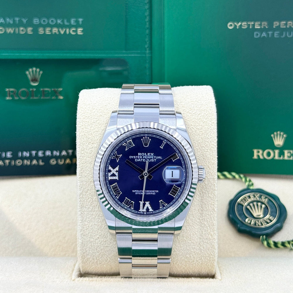 Datejust 36, Stainless Steel and 18k White Gold, 36mm - image 2