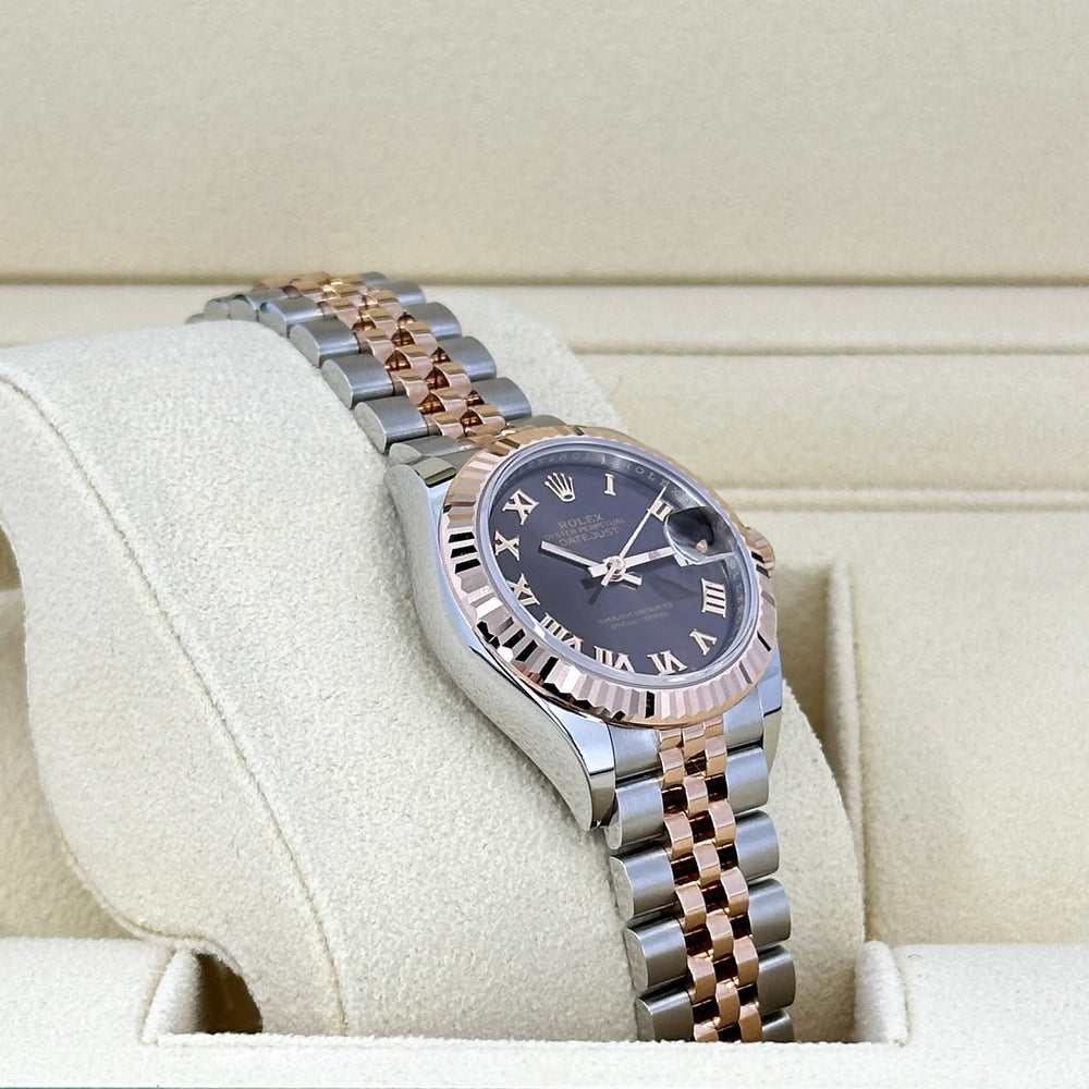 Lady-Datejust 28, Oystersteel and 18k Everose Gold - image 8