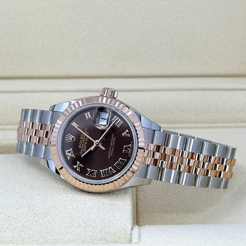 Lady-Datejust 28, Oystersteel and 18k Everose Gold - image 14