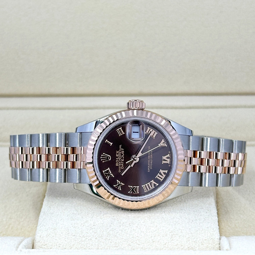 Lady-Datejust 28, Oystersteel and 18k Everose Gold - image 15