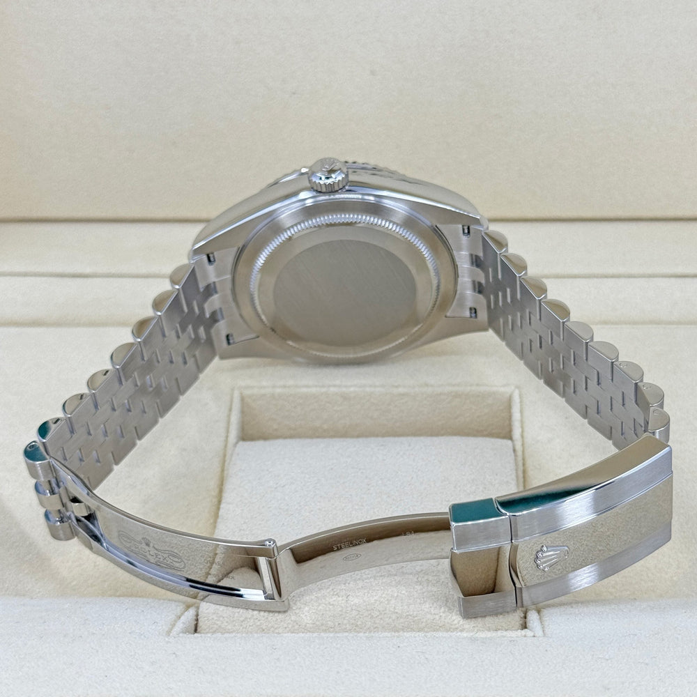 Sky-Dweller, 42mm, Oystersteel and 18k White Gold, White, Jubilee - image 13