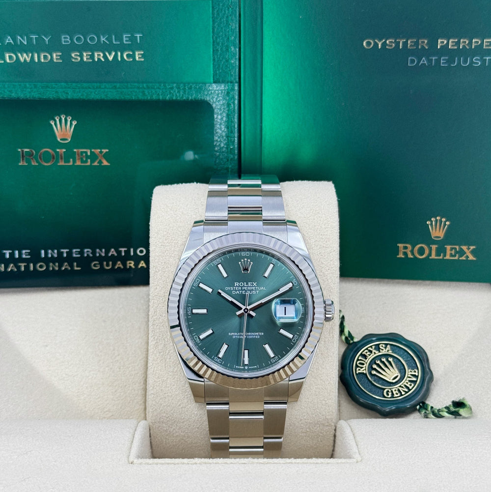 Datejust 41mm, Oystersteel and 18k White Gold - image 2