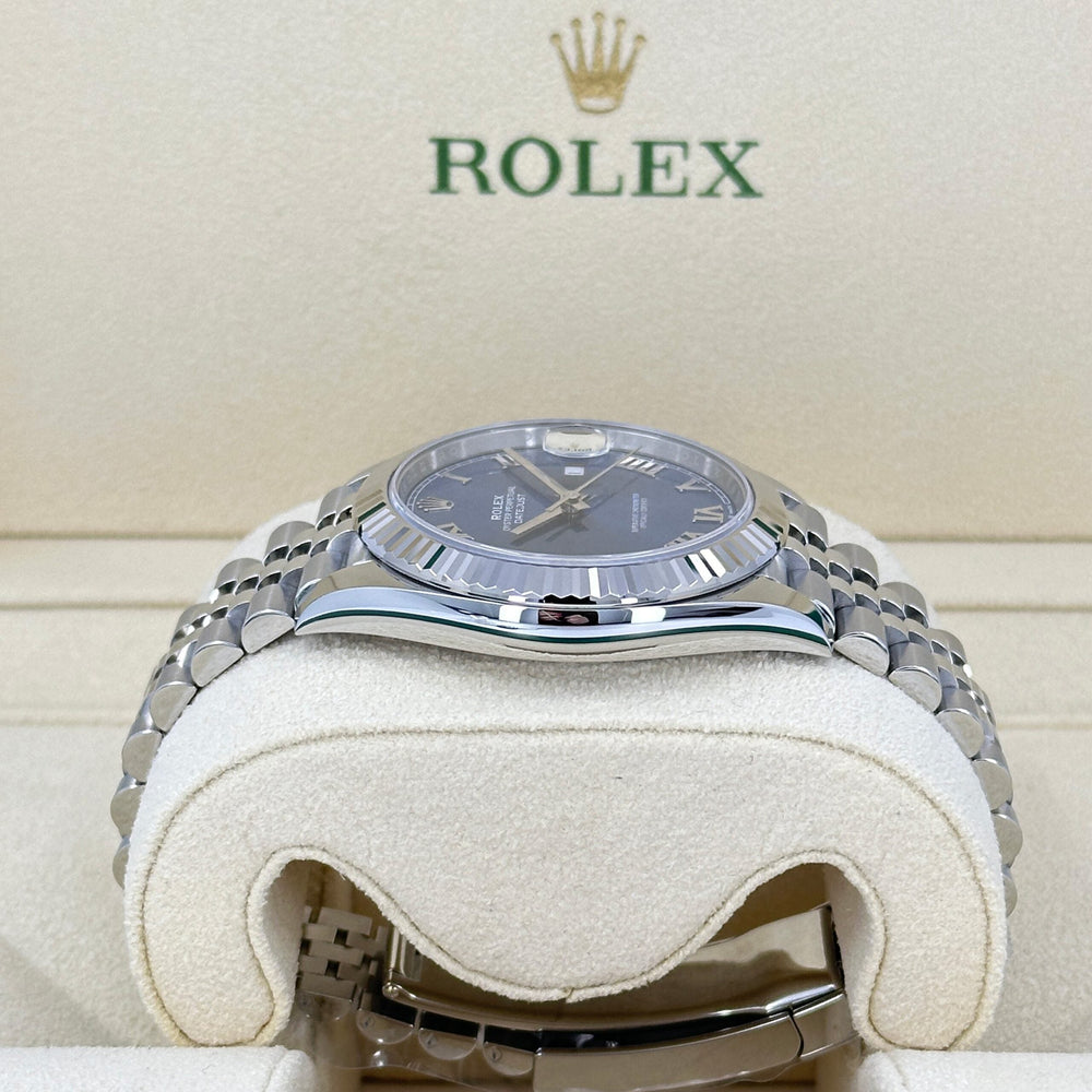 Datejust 41, Stainless Steel and 18k White Gold, 41mm - image 2