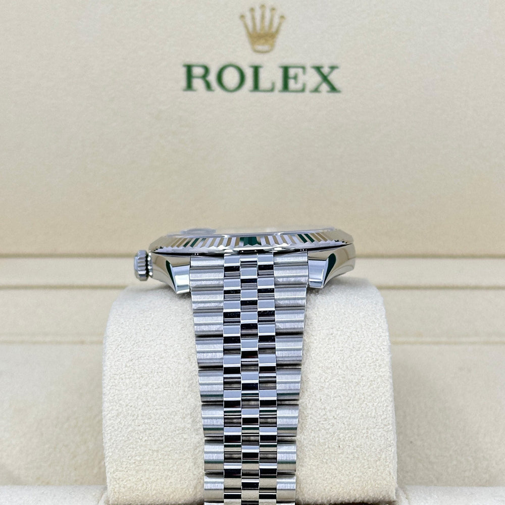 Datejust 41, Stainless Steel and 18k White Gold, 41mm - image 4