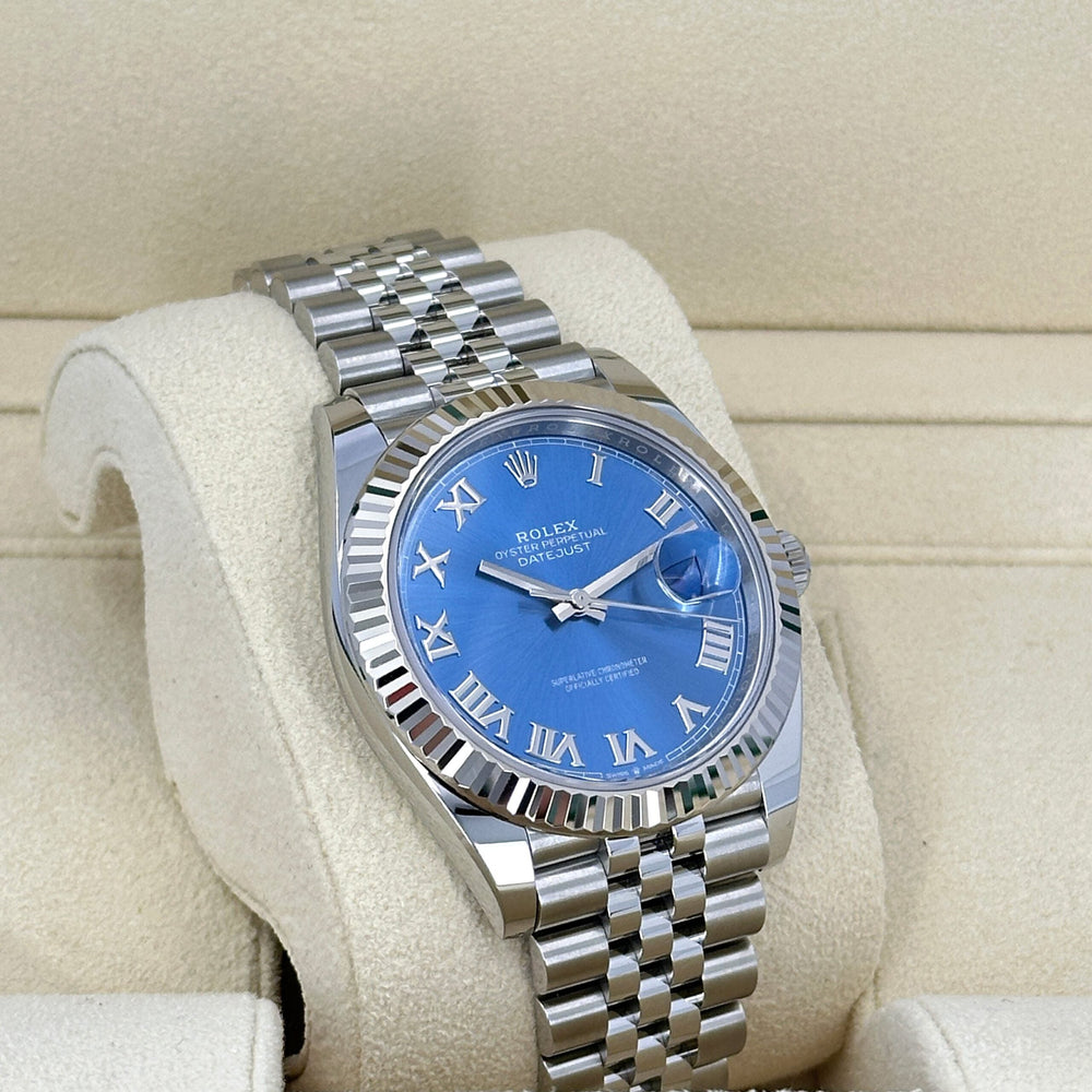 Datejust 41, Stainless Steel and 18k White Gold, 41mm - image 6