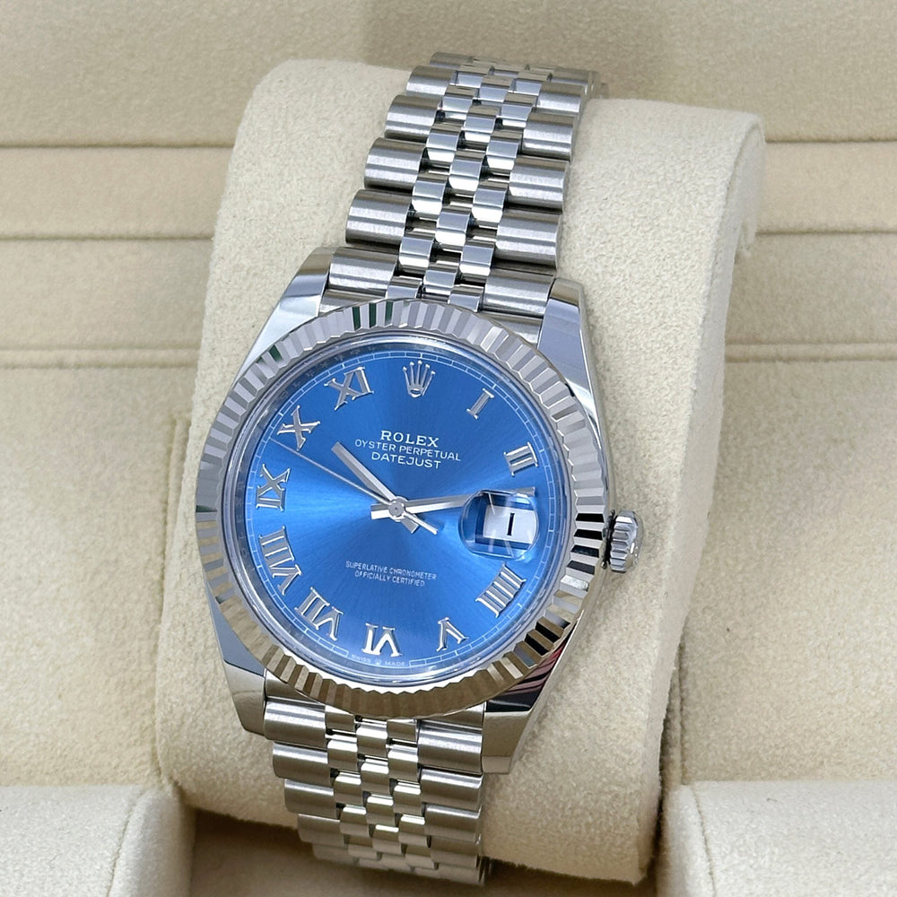 Datejust 41, Stainless Steel and 18k White Gold, 41mm - image 8