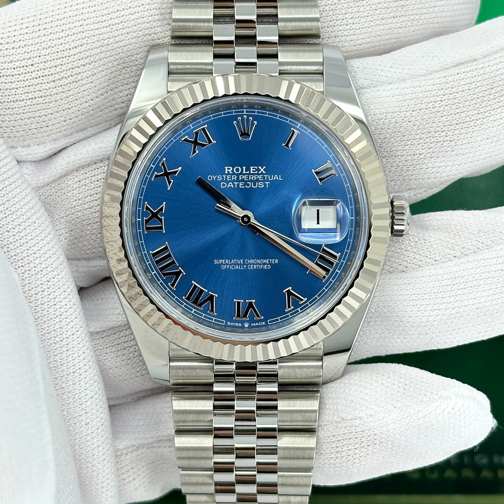 Datejust 41, Stainless Steel and 18k White Gold, 41mm - image 12