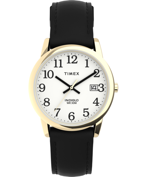 Easy Reader 35mm Leather Strap Watch