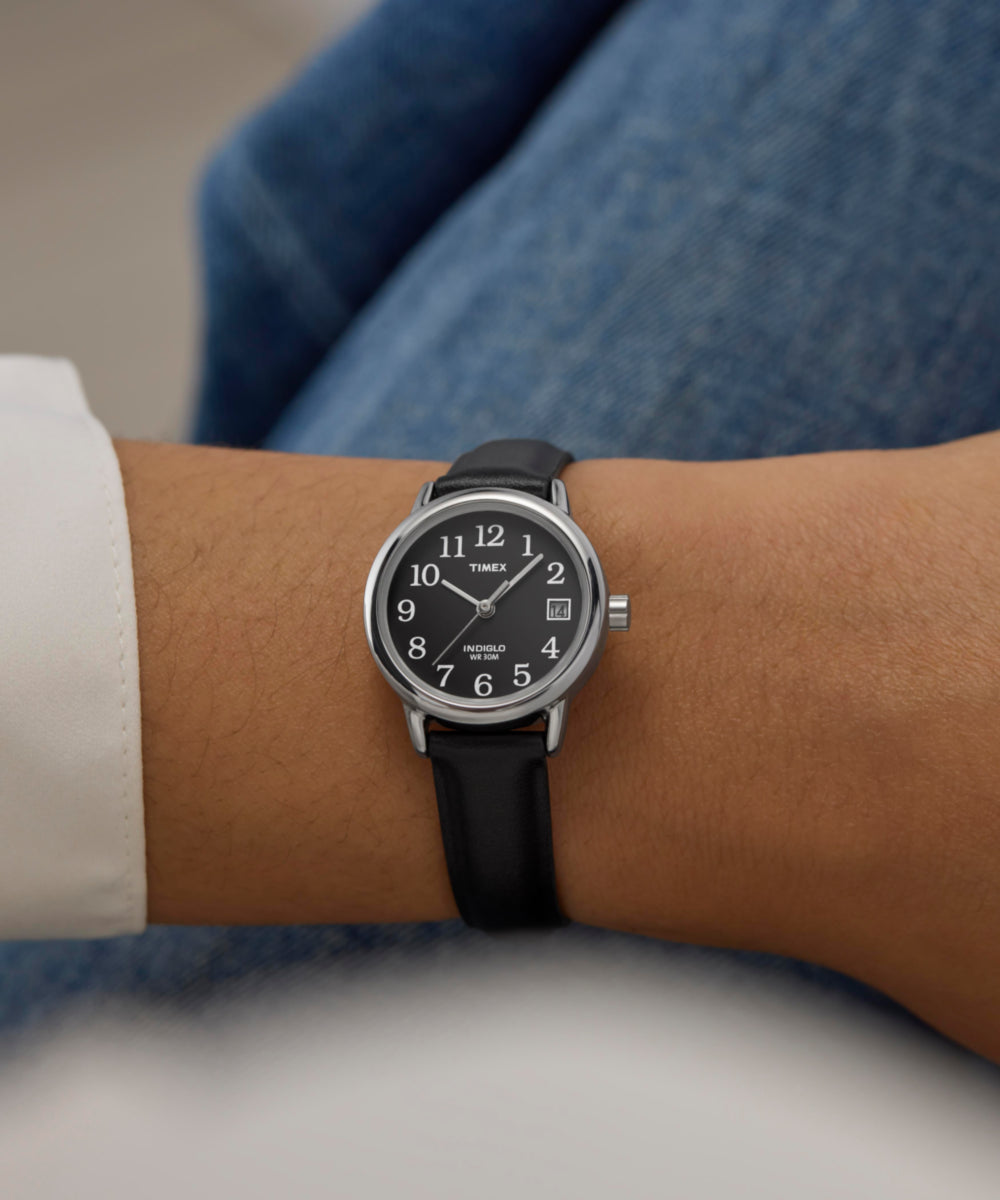 Easy Reader® 25mm Leather Strap Watch