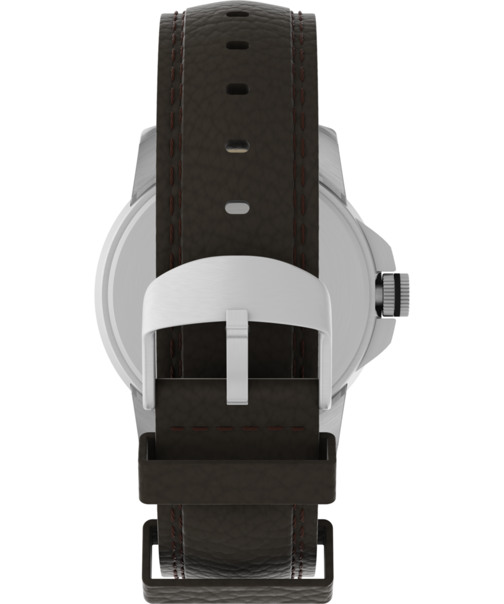 Expedition Metal Field 40mm Leather Strap Watch