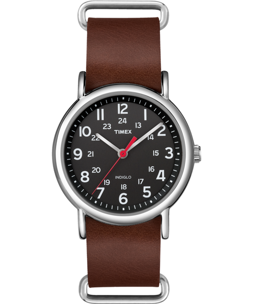 Weekender 38mm Leather Strap Watch