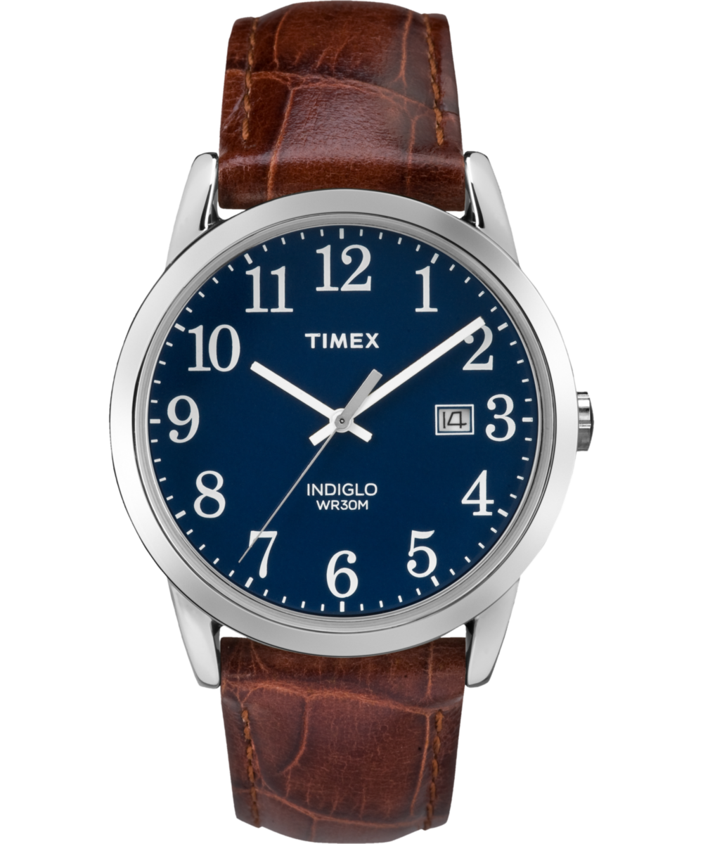 Easy Reader 38mm Leather Strap Watch