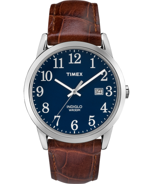 Easy Reader 38mm Leather Strap Watch
