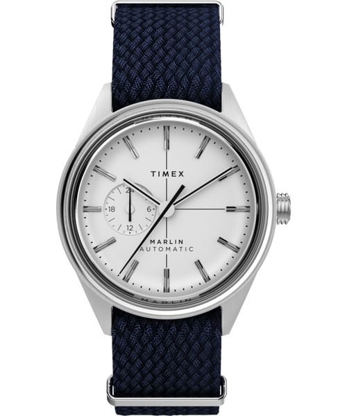 Marlin® Jet Automatic 38mm Fabric Strap Watch