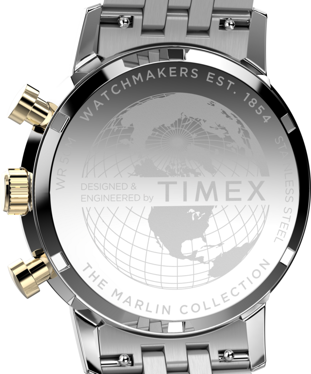Marlin® Chronograph Tachymeter 40mm Stainless Steel Bracelet Watch